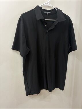 Robert Barakett Black Polo Shirt - Classic Short Sleeve - men’s XL